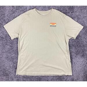 O'Neill 1952 Logo Graphic T Shirt Mens XXL Olive Green Short Sleeve 100% Cotton